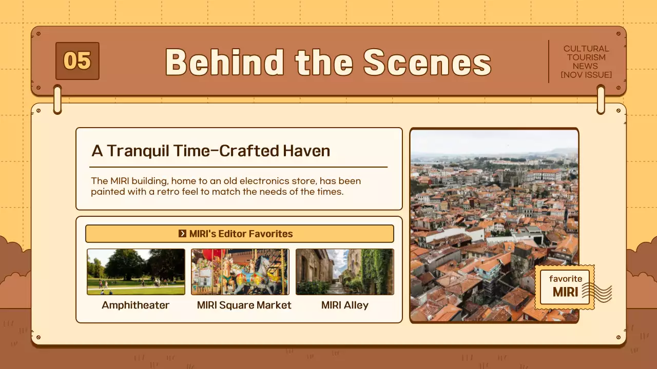 Beige Traditional Tourism Newsletter Presentation