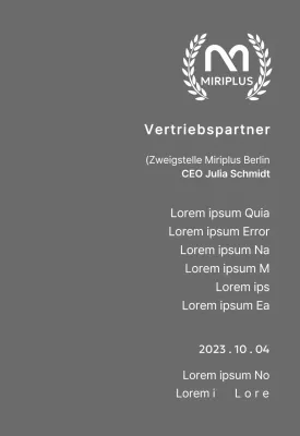 Verdienstplakette mit Markenlogo und Lorbeerkranz im Rahmen des Outstanding Dealer Award-Konzepts.