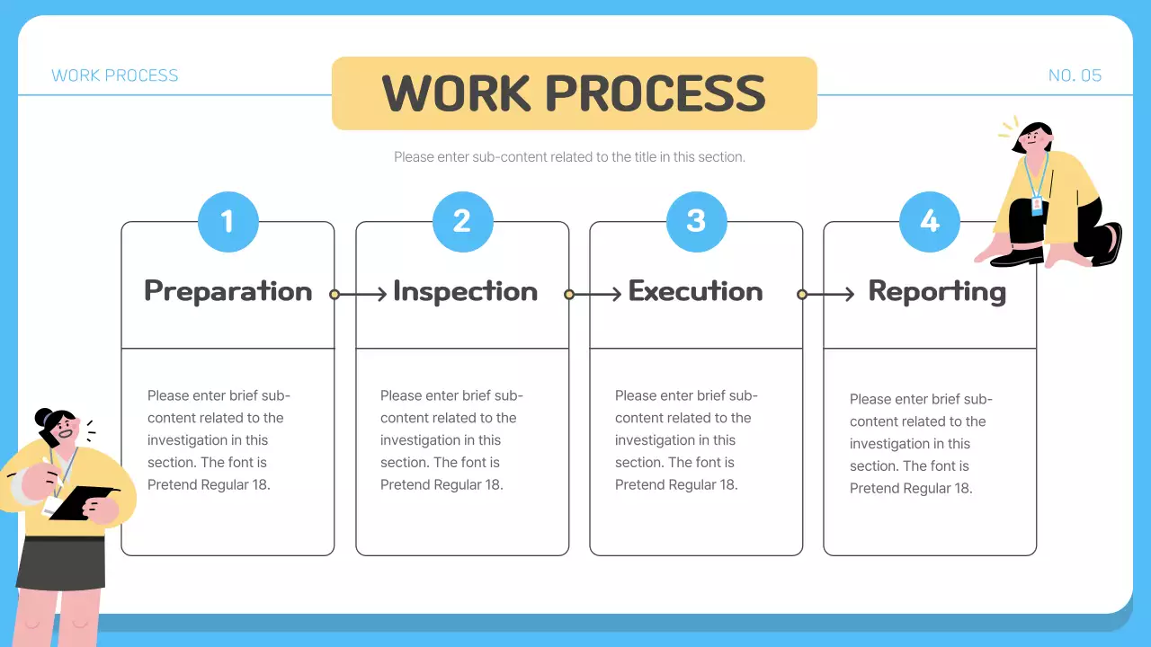 파랑의 심플한 직장인을 위한 회사소개서