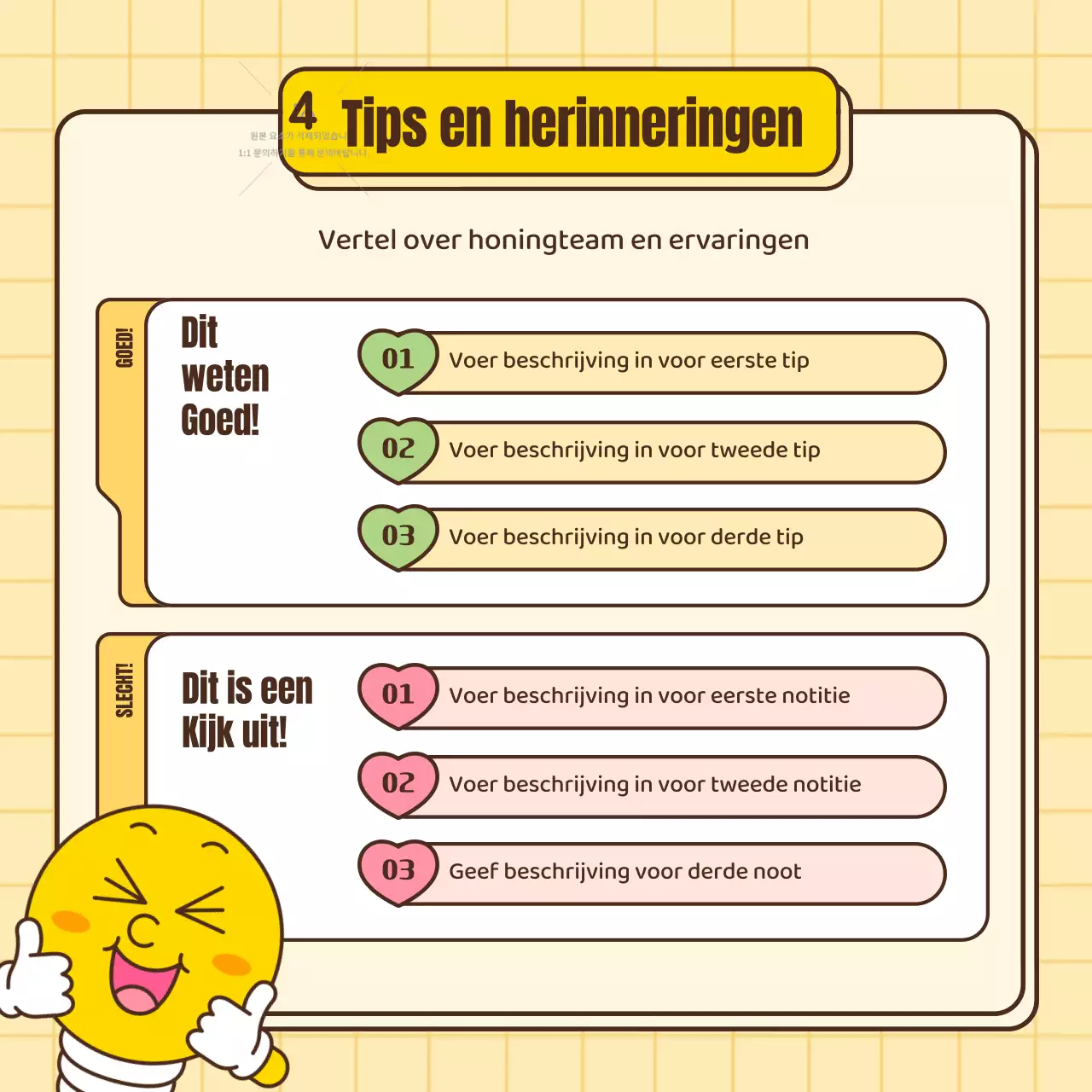 Een gids voor het geel knallen van wedstrijdlijsten