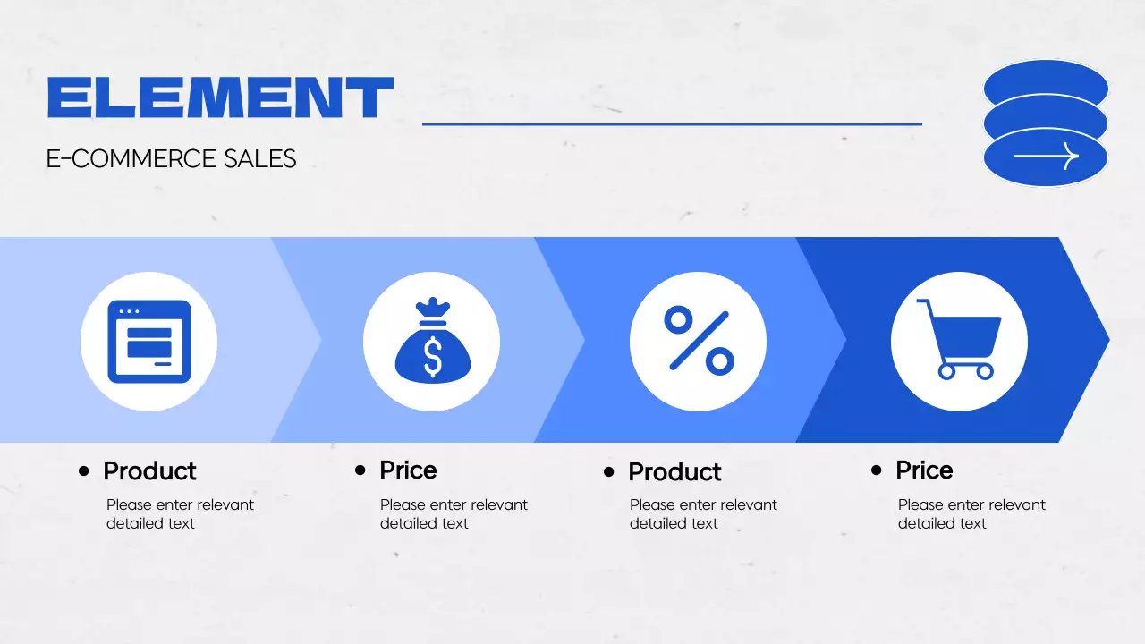 회색과 파랑의 미니멀한 시장조사 보고서