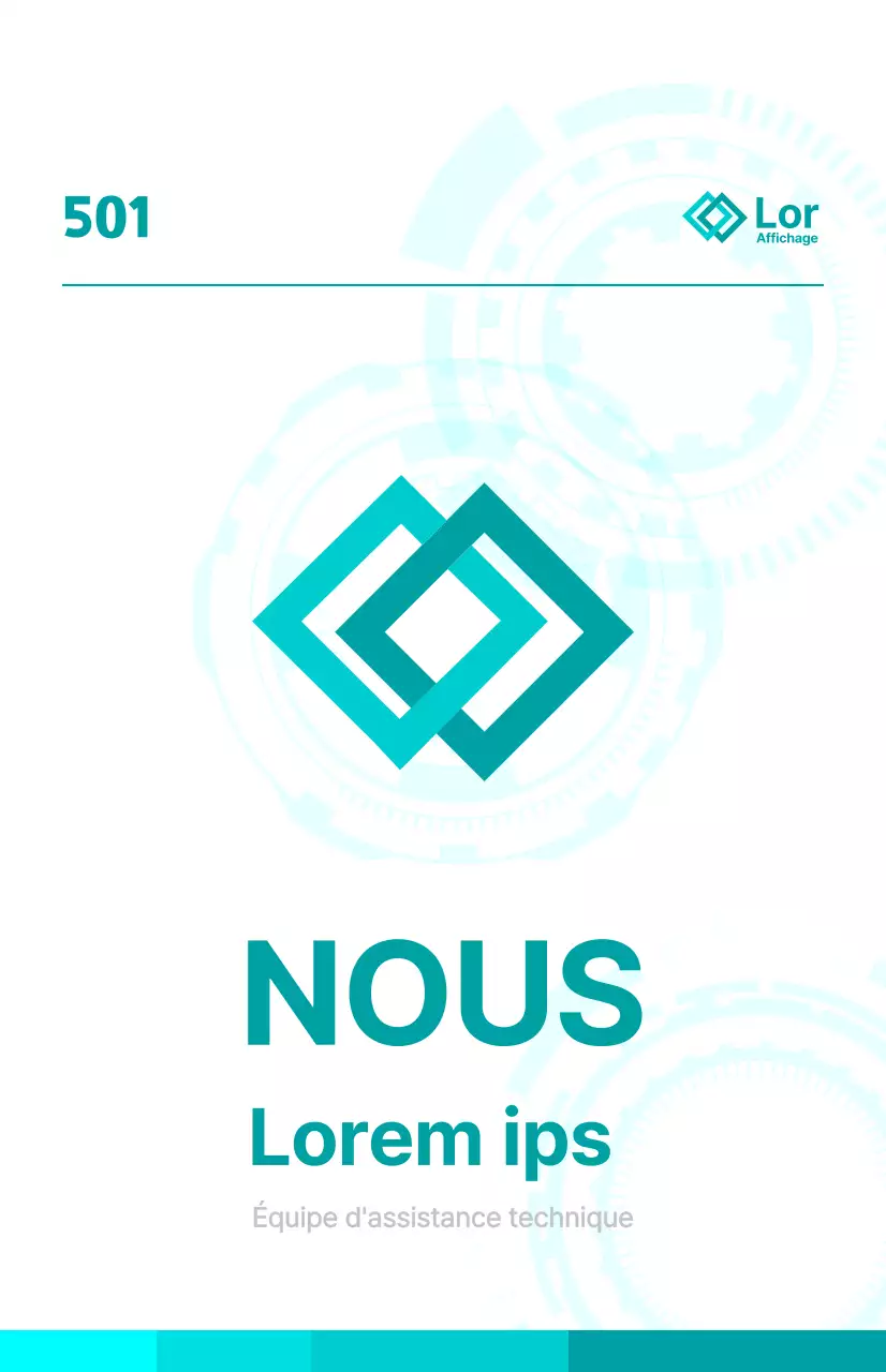 Annonce lumineuse d'affiliation d'entreprise avec graphisme de machine