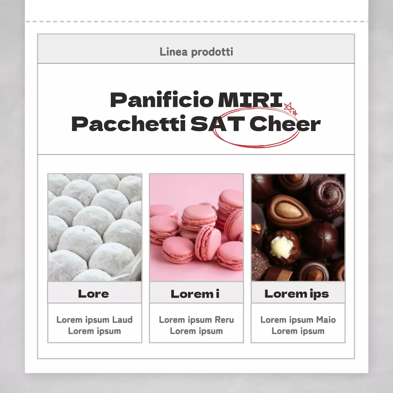 Promuovere regali grigi e di tendenza per il SAT