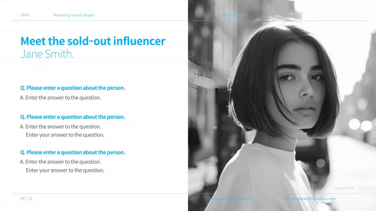 Grey Professional 마케팅 보고서 프레젠테이션