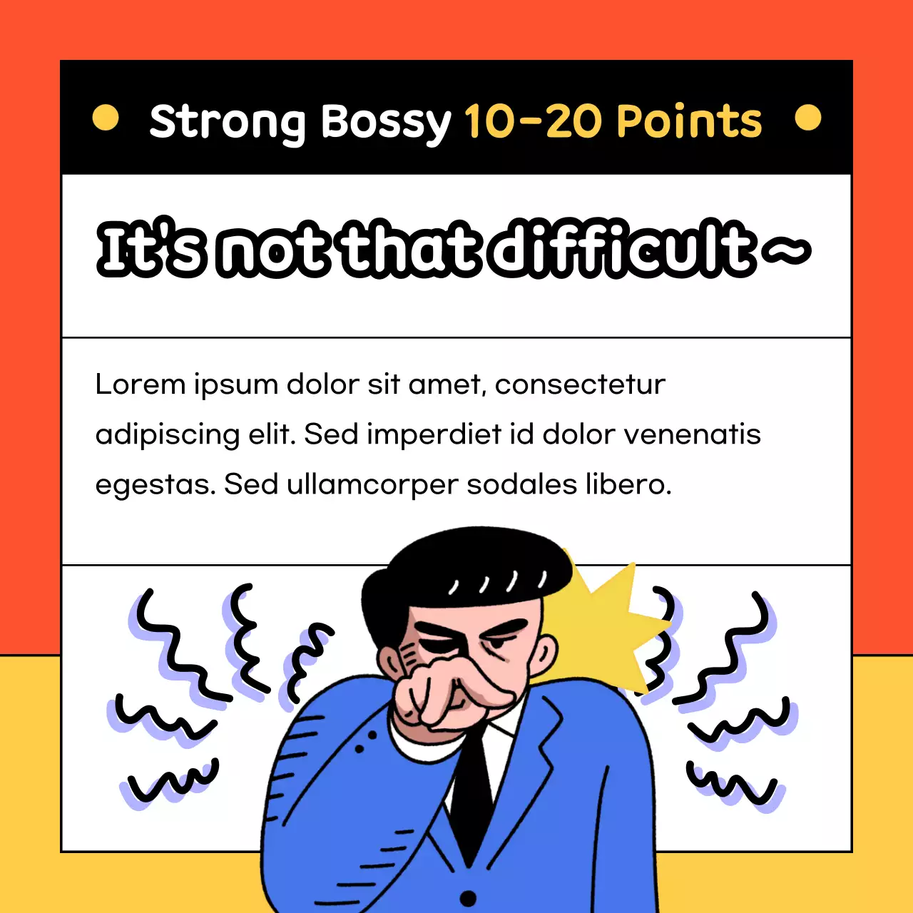 Blue Comic Personality Quiz Guide Instagram Carousel