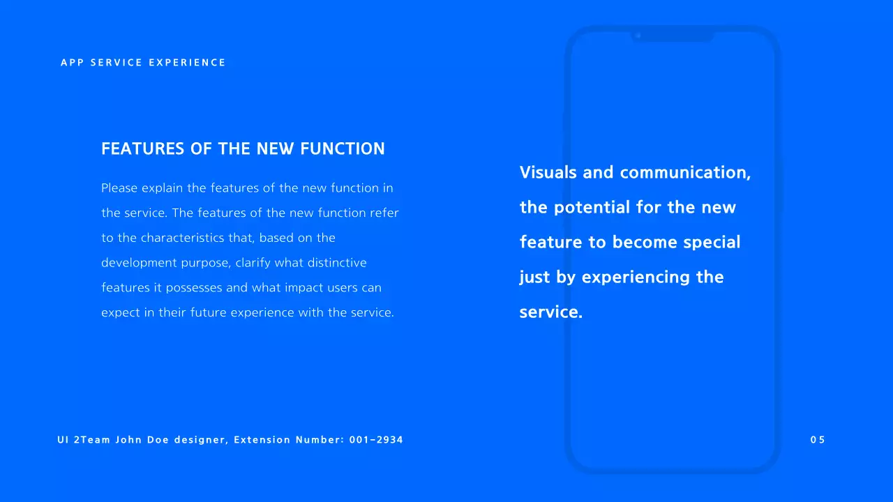 Blue Modern App Design Proposal Presentation