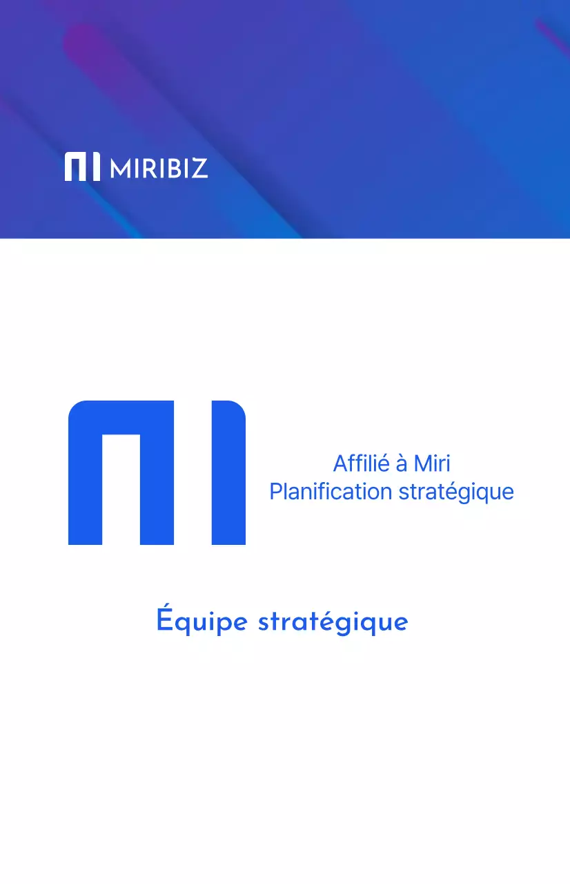 Mise en valeur d'un logo simple et épuré avec un contraste de couleurs bleu et blanc À propos de nous