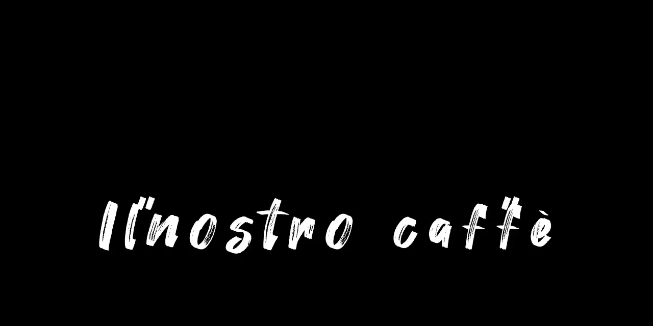 Etichetta di intestazione del merchandising del Roastery Cafe in nero