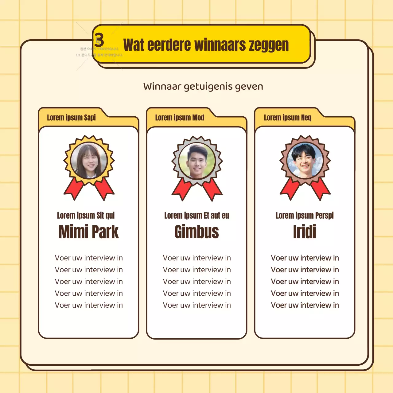 Een gids voor het geel knallen van wedstrijdlijsten