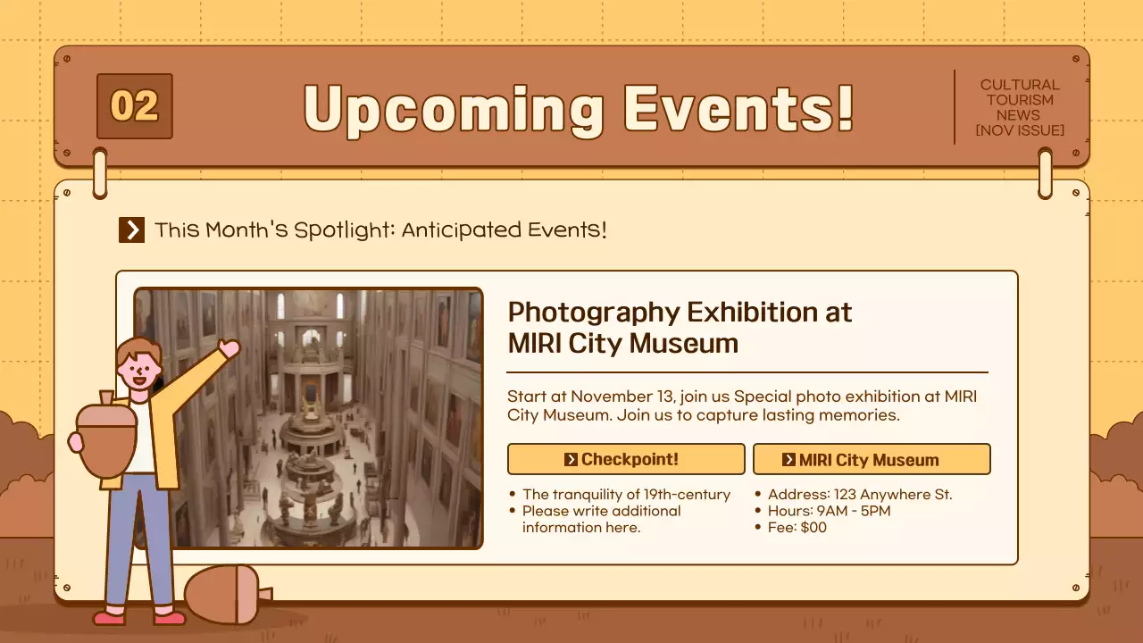 Beige Traditional Tourism Newsletter Presentation