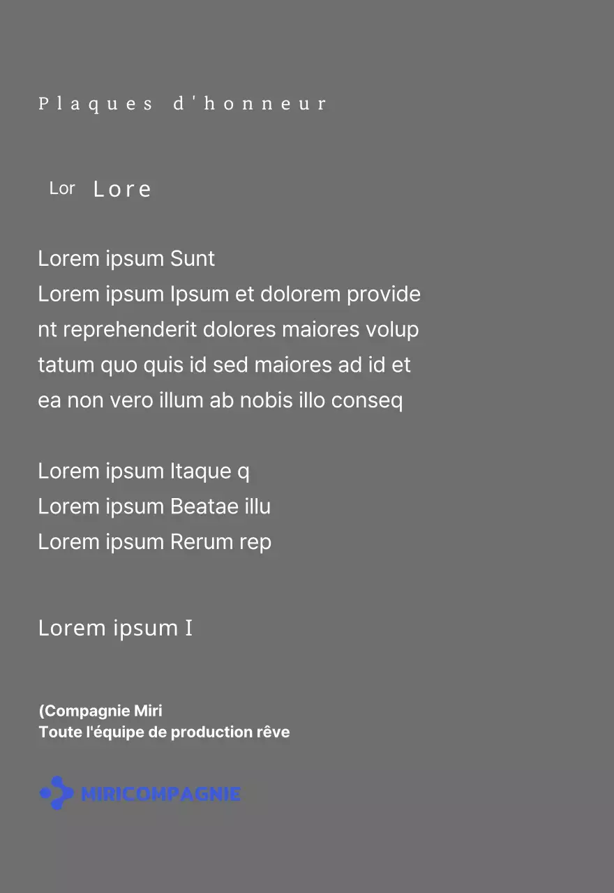 Une simple plaque blanche avec le logo de votre entreprise