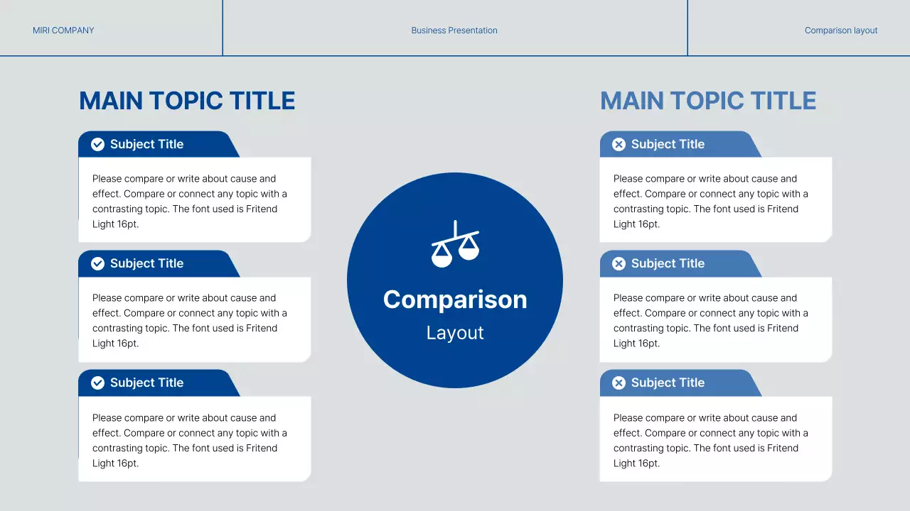 Modern business reports in blue and gray
