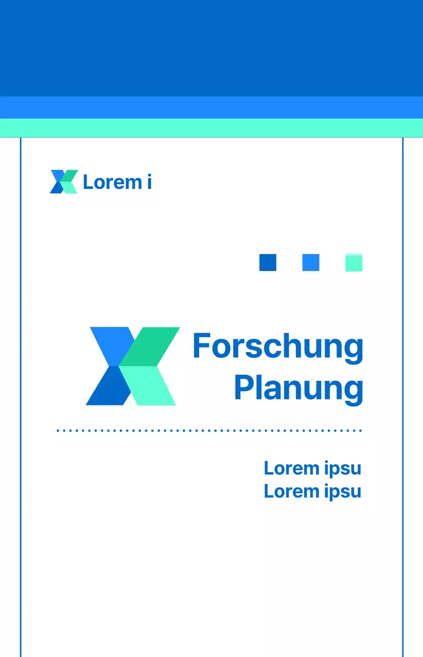 Blue Ein einfaches Konzept für eine vertrauenswürdige Unternehmenszugehörigkeit.