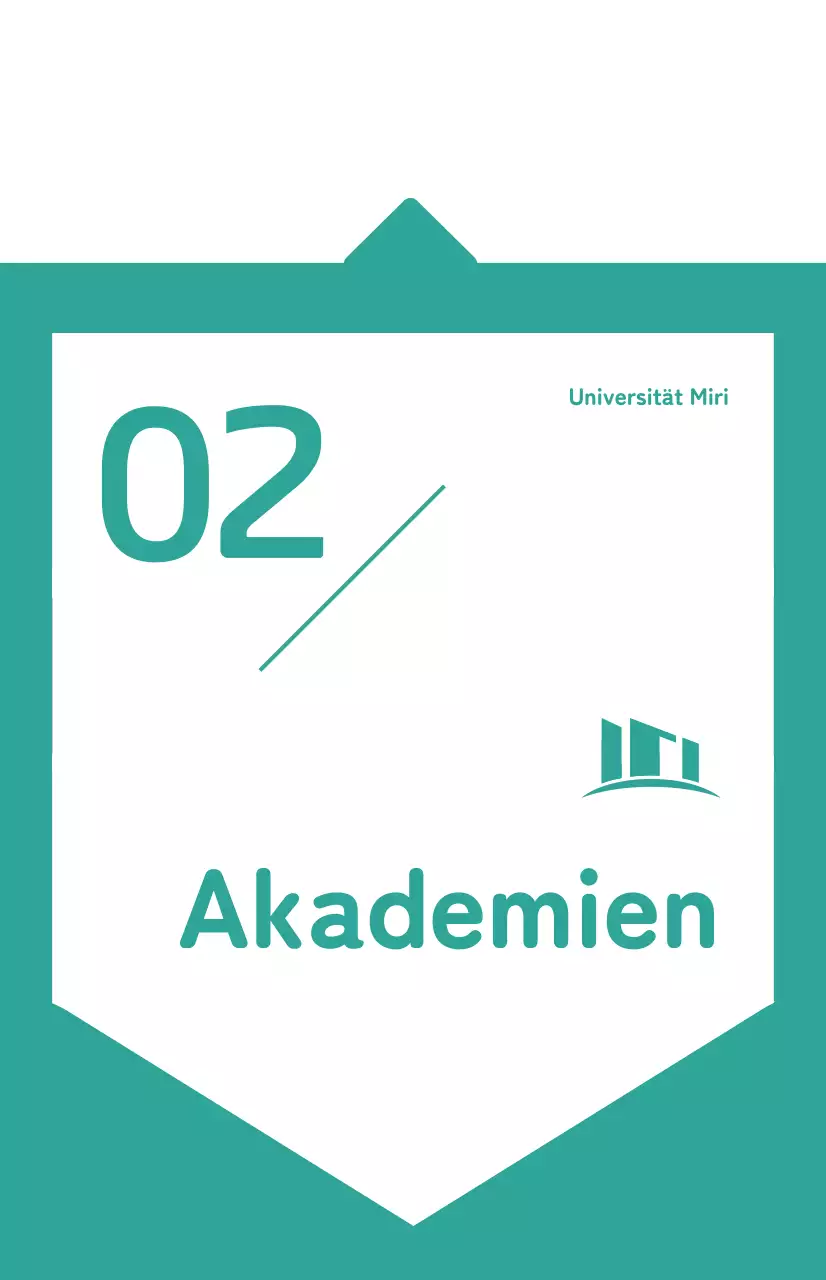 Einführung von Unternehmensabteilungen mit einem türkisfarbenen Sprechblasenkonzept