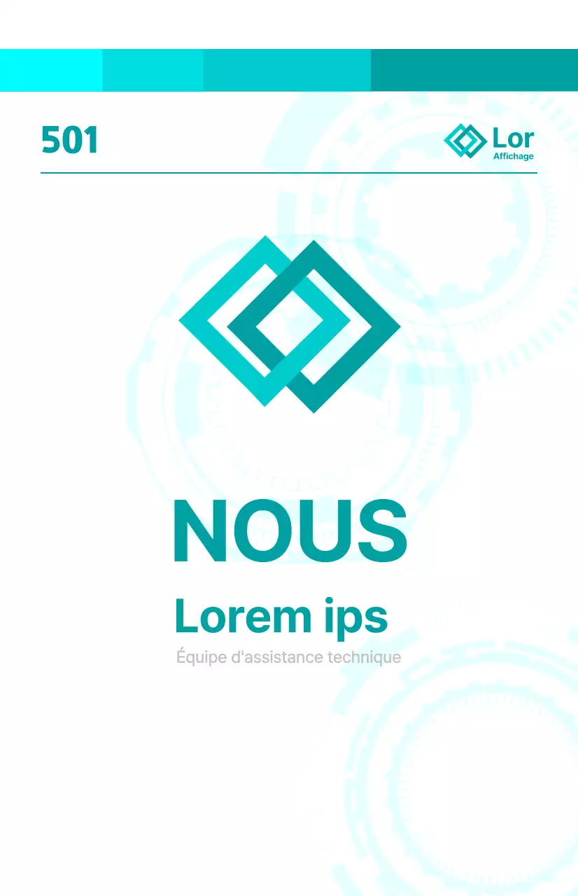 Annonce d'affiliation d'entreprise brillante et conceptuelle avec des graphiques mécaniques