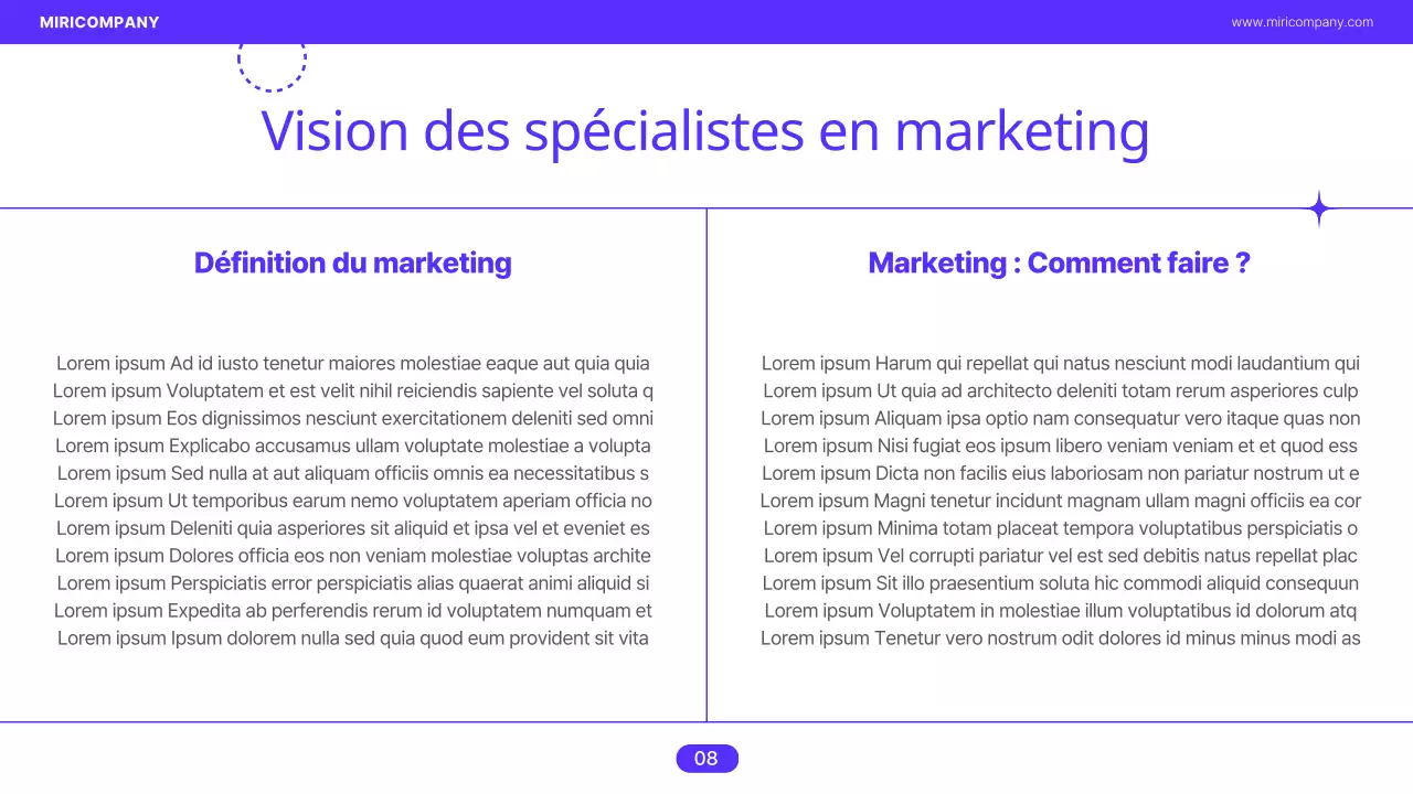 Un guide d'affaires kitsch sur fond blanc