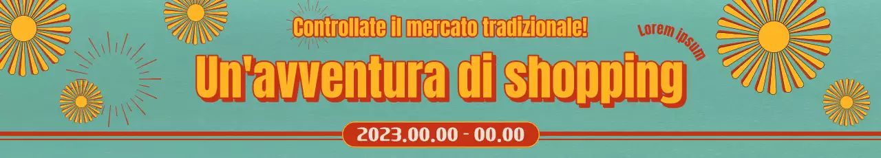 Korea Sale Festa sconti per lo shopping con schemi di colori retro-neutro ed elementi grafici retrò