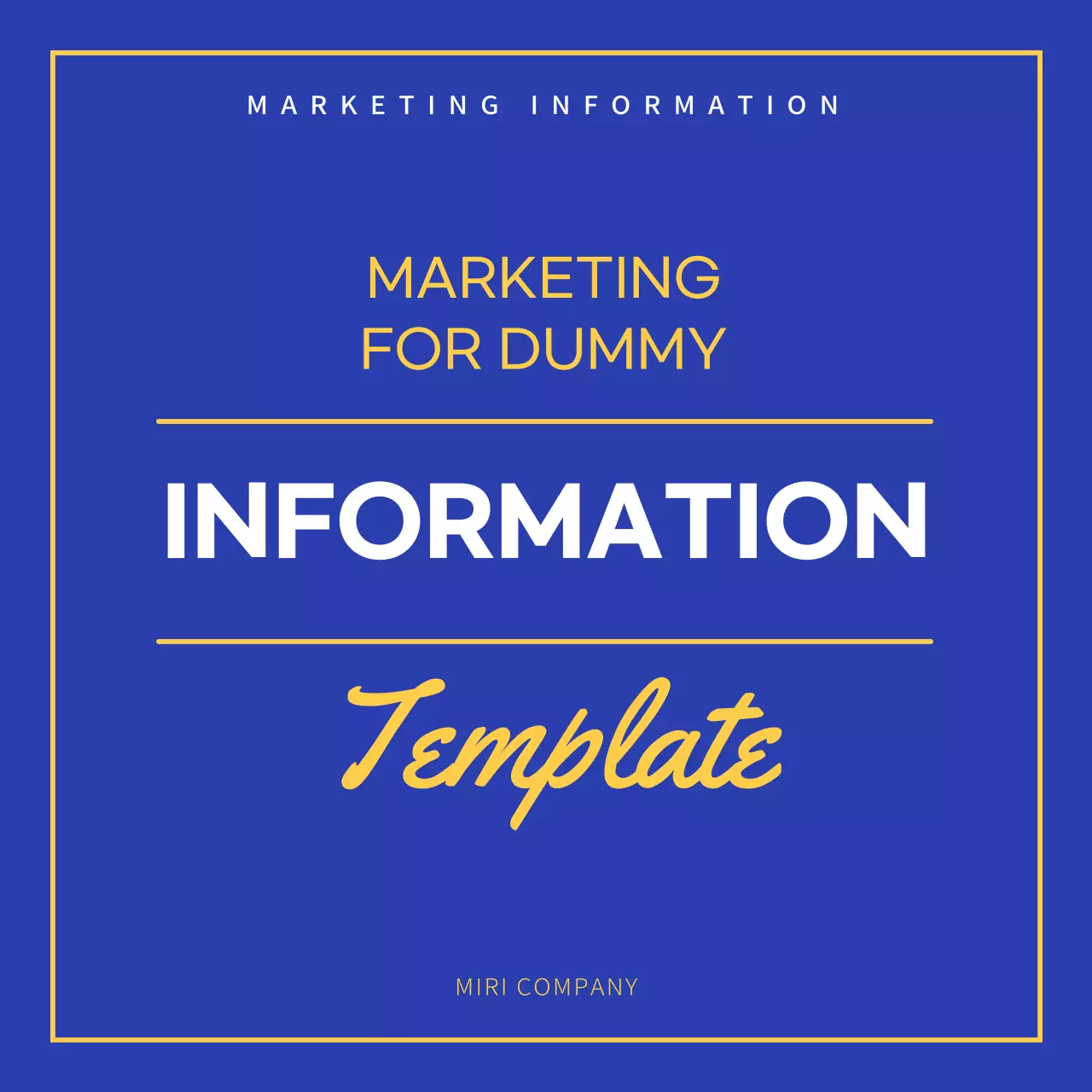 Blue Modern Marketing Guide Instagram Carousel