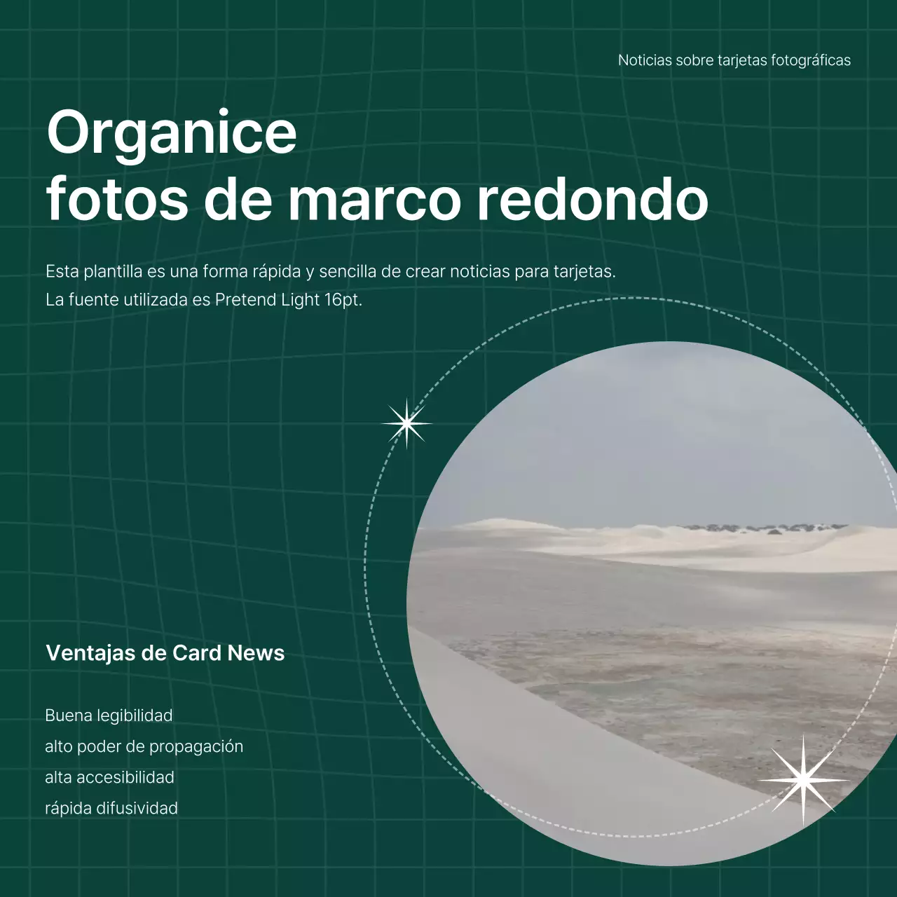 Promueva el marketing de tendencia en verde y blanco