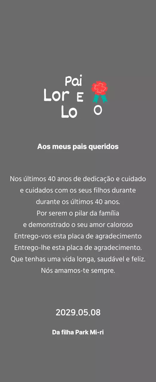 Caligrafia do Dia da Mãe com ilustração de cravos vermelhos