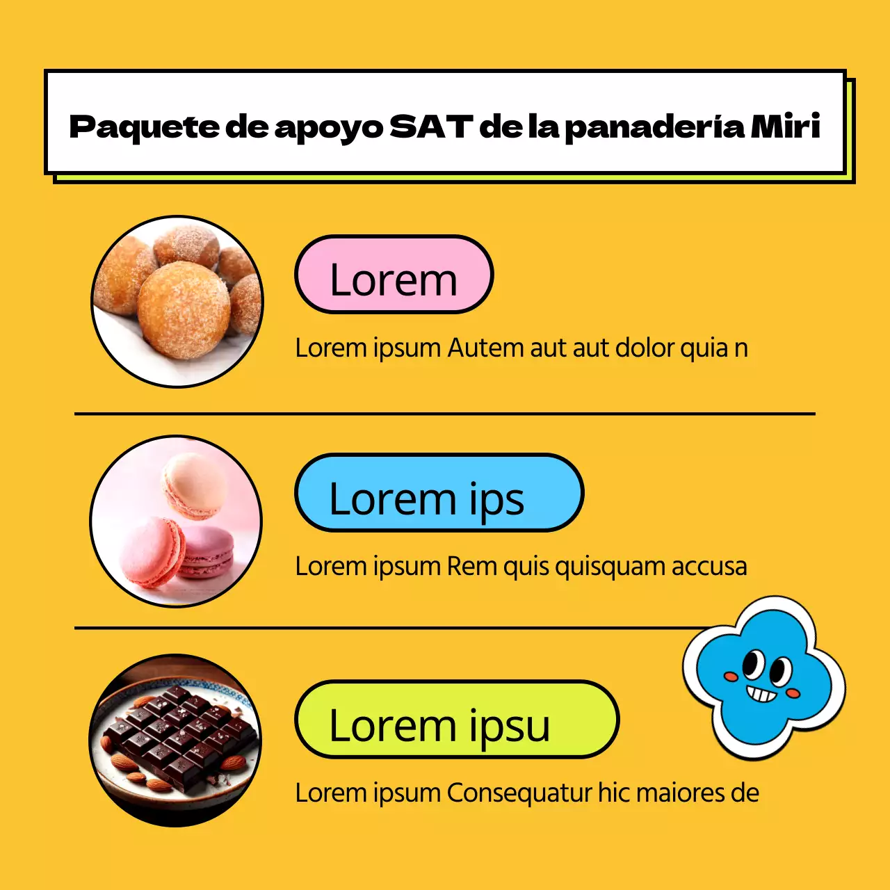 Sugerencias de regalos para la selectividad en estilo pop art en amarillo y verde