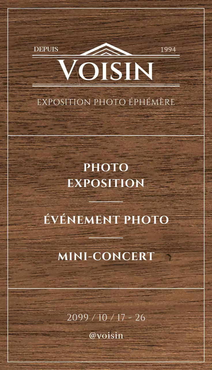 White social enterprise pop-up photo exhibition wayfinding signage