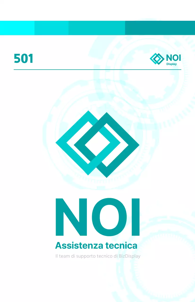 Guida aziendale di concetto brillante con grafica meccanica