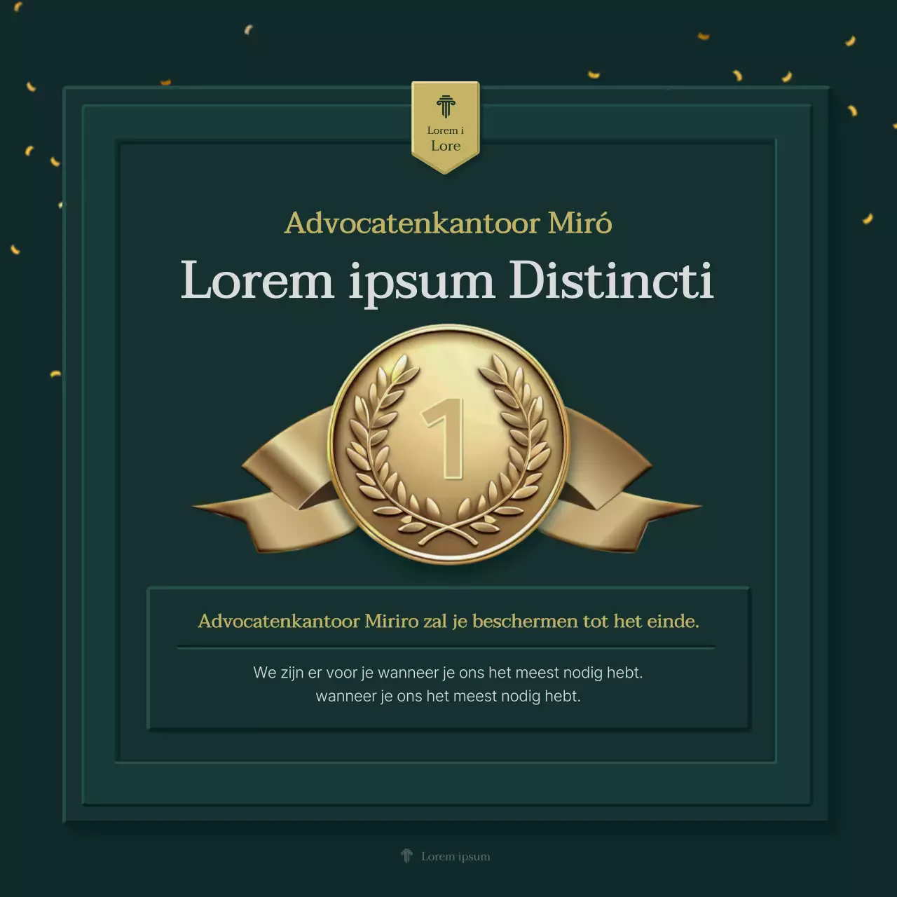 Groen-gele luxeprijzen promoten