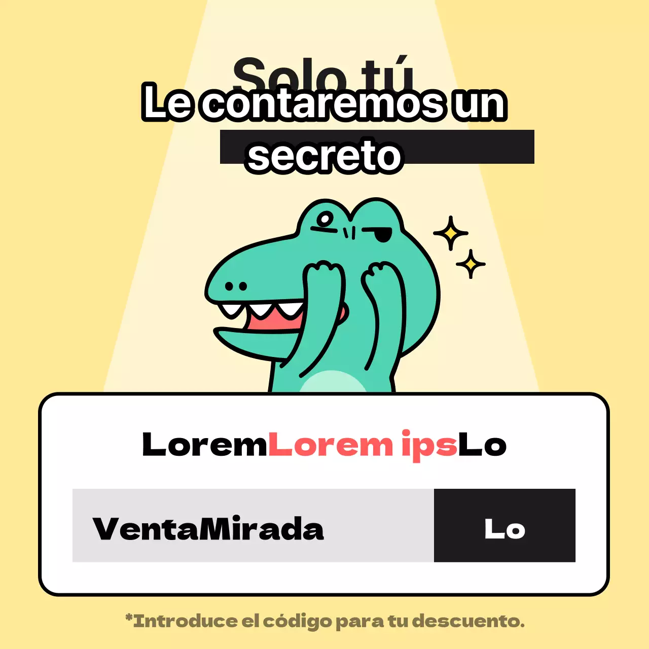 Anuncios de Argo, un personaje kitsch con fondo de menta