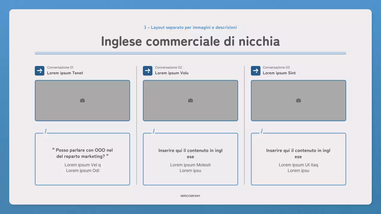 Promuovete la vostra newsletter con una semplice lettera in blu e blu navy