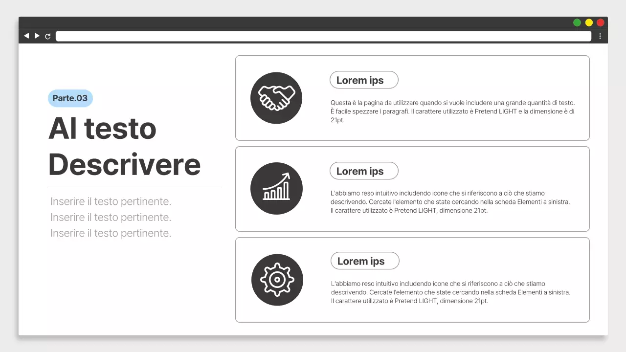 Materiale di formazione aziendale semplice in bianco e nero