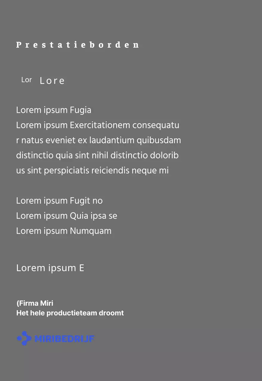 Een eenvoudige witte plaquette met je bedrijfslogo