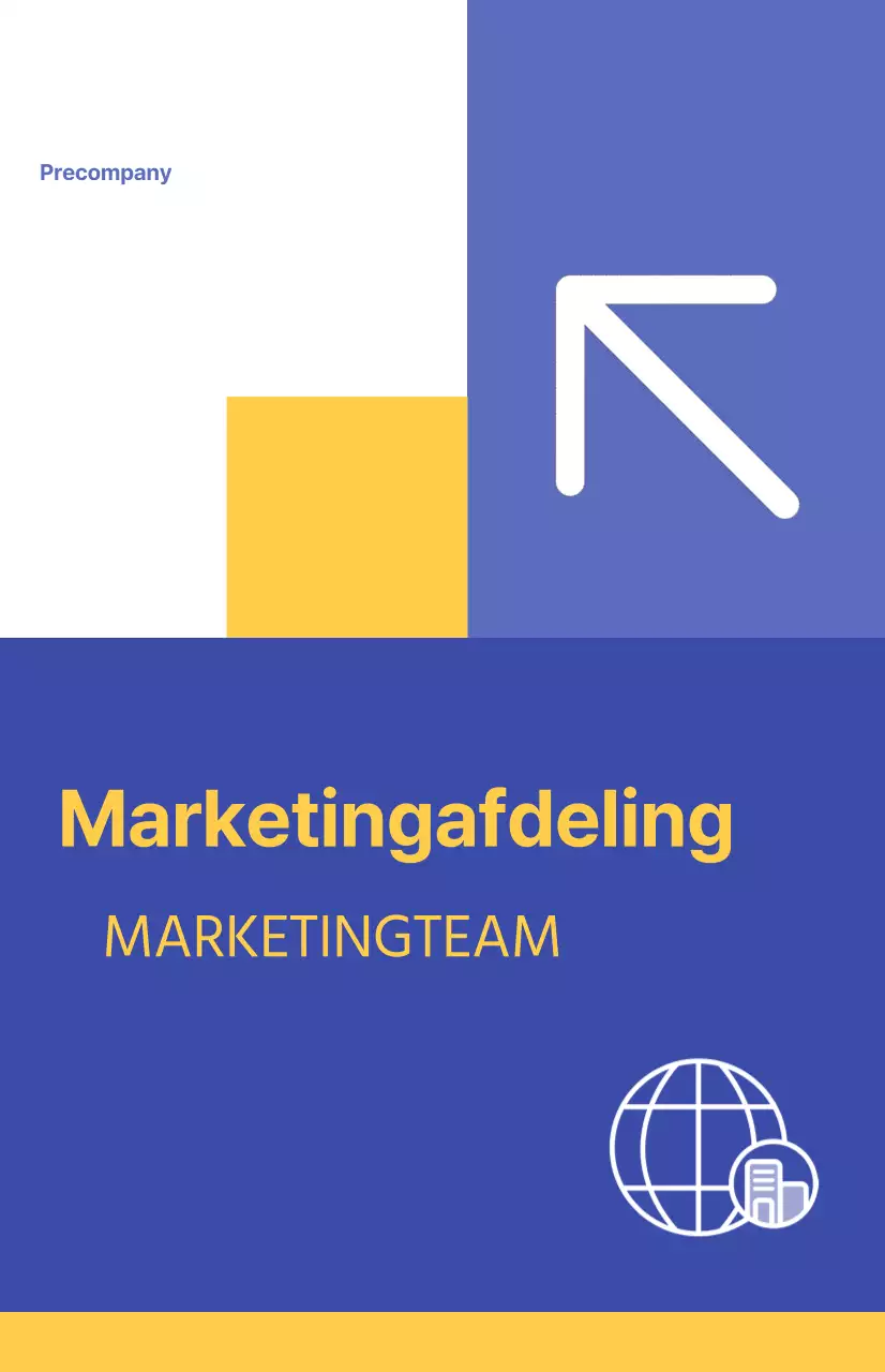 Bedrijfsafdelingen introduceren met kleurrijke en unieke concepten