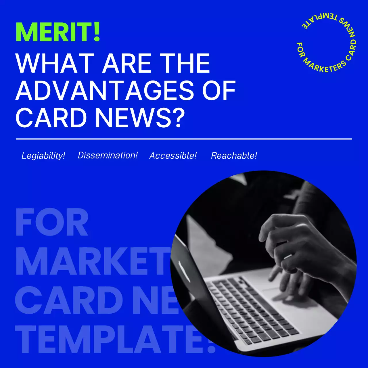 Blue Modern Marketing Template Instagram Carousel