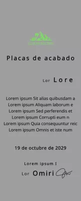 Placa de finisher de club de montaña con logotipo del club concepto con ilustración de montaña verde