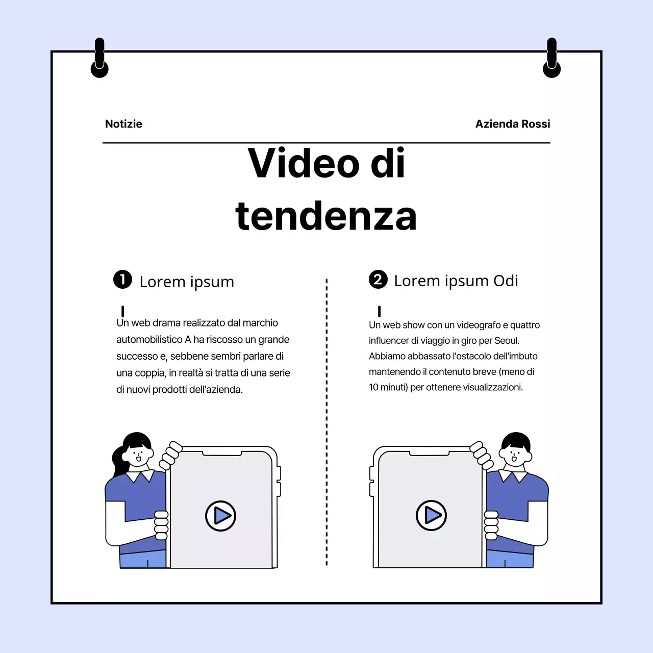 Rapporto sulla newsletter di Blue's Simple Marketing