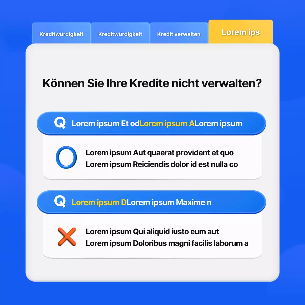 Promote Blue's einfache App zur Verwaltung von Kreditpunkten