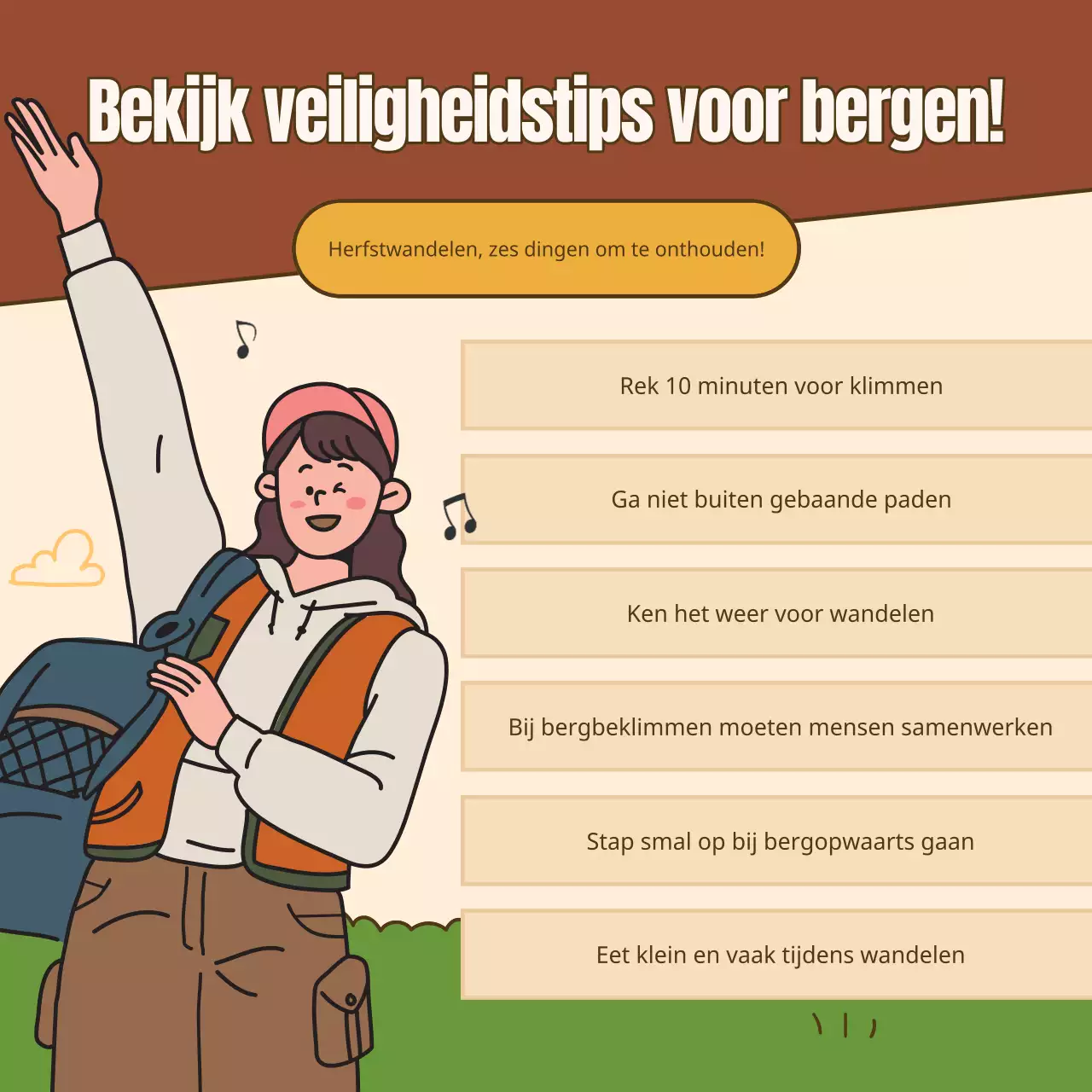 Een gids voor moderne herfstwandelingen in bruin en groen