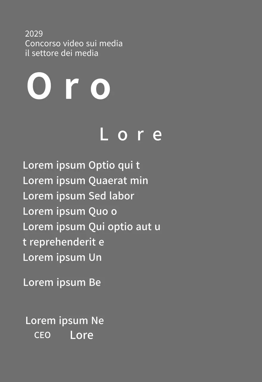 Targhe vincenti per un concetto di premio di concorso pulito