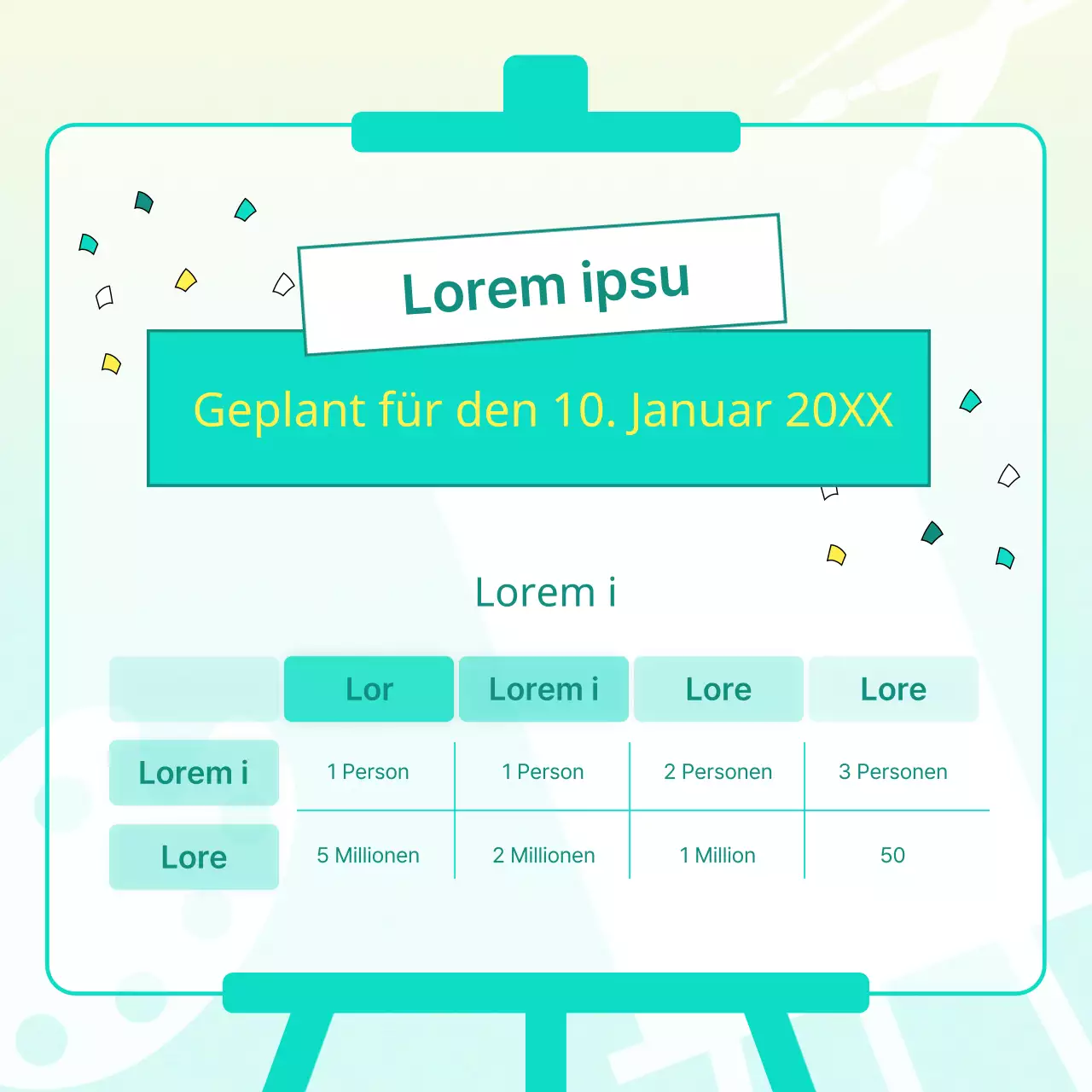 Förderung des Wettbewerbs für kitschige Figuren von Mint