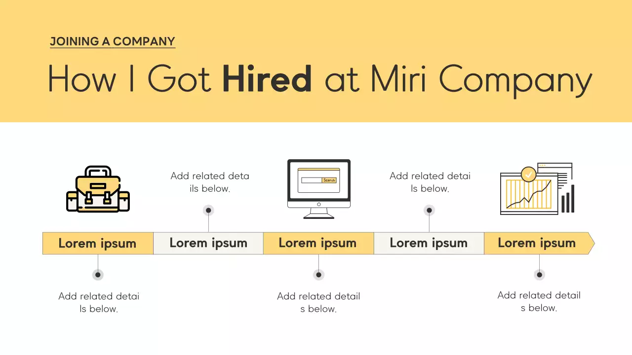 베이지 모던 직원 편지 프레젠테이션