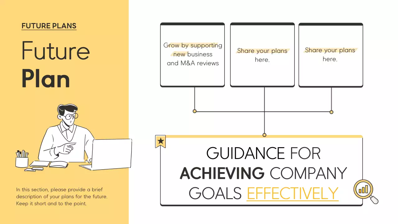 베이지 모던 직원 편지 프레젠테이션