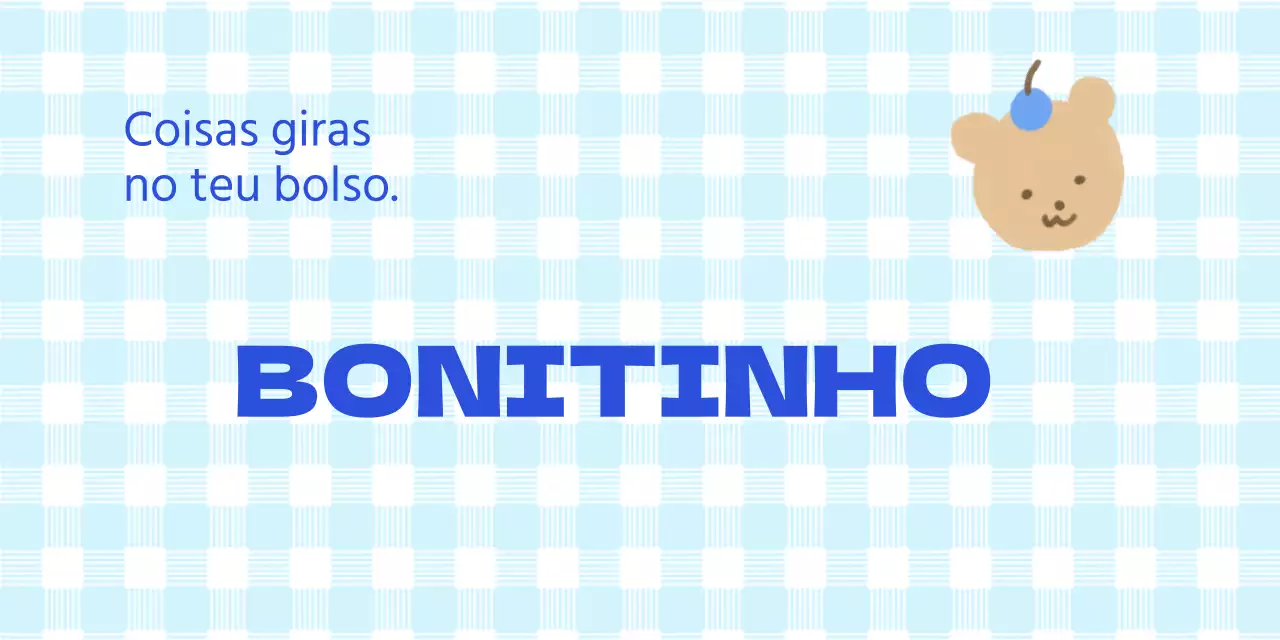 Tachas de cabeçalho de mercadorias de carácter xadrez e bonito