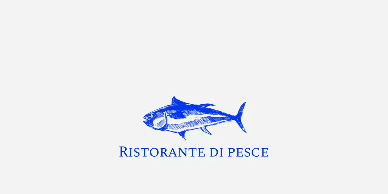 Merchandising per ristoranti di pesce blu di Heathertack