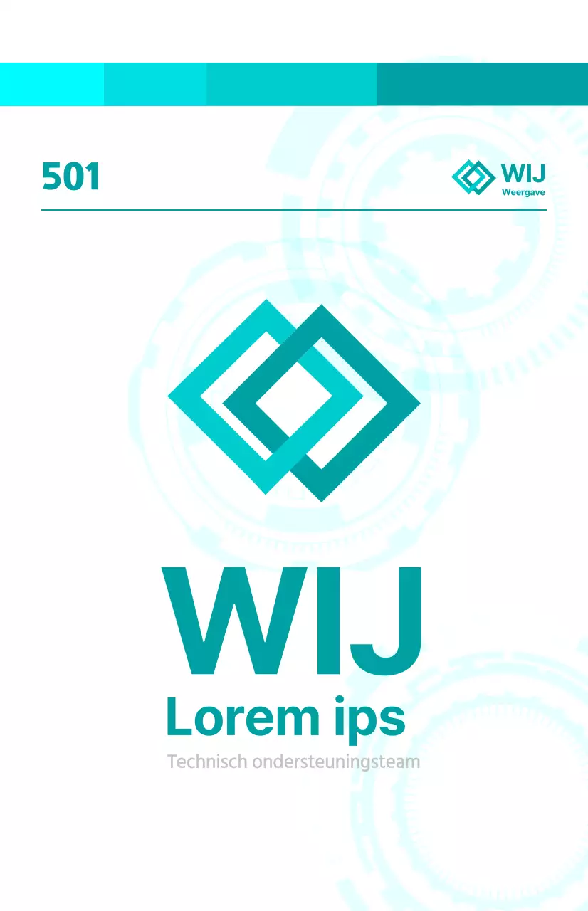 Helder concept bedrijfsgids met mechanische afbeeldingen