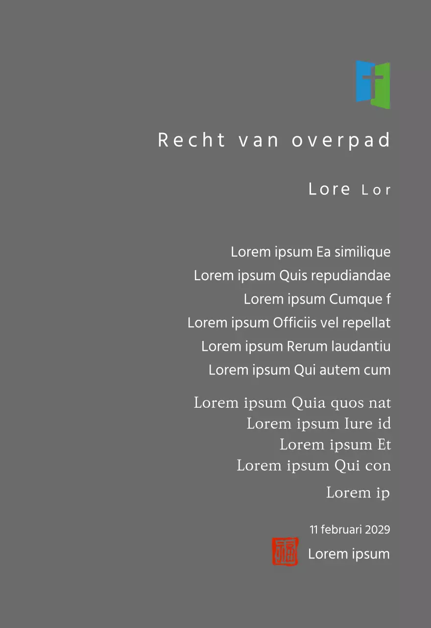 Plaquette met kerklogo concept