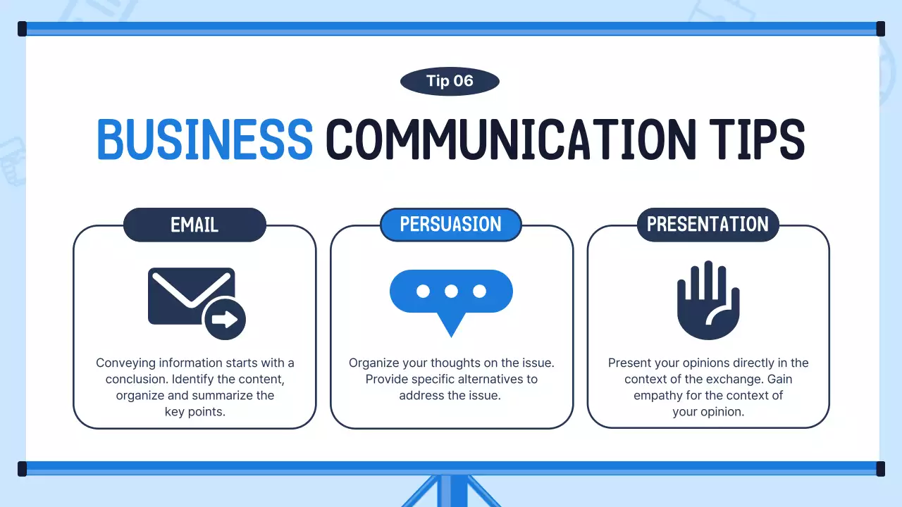Blue Simple Office Guide Presentation