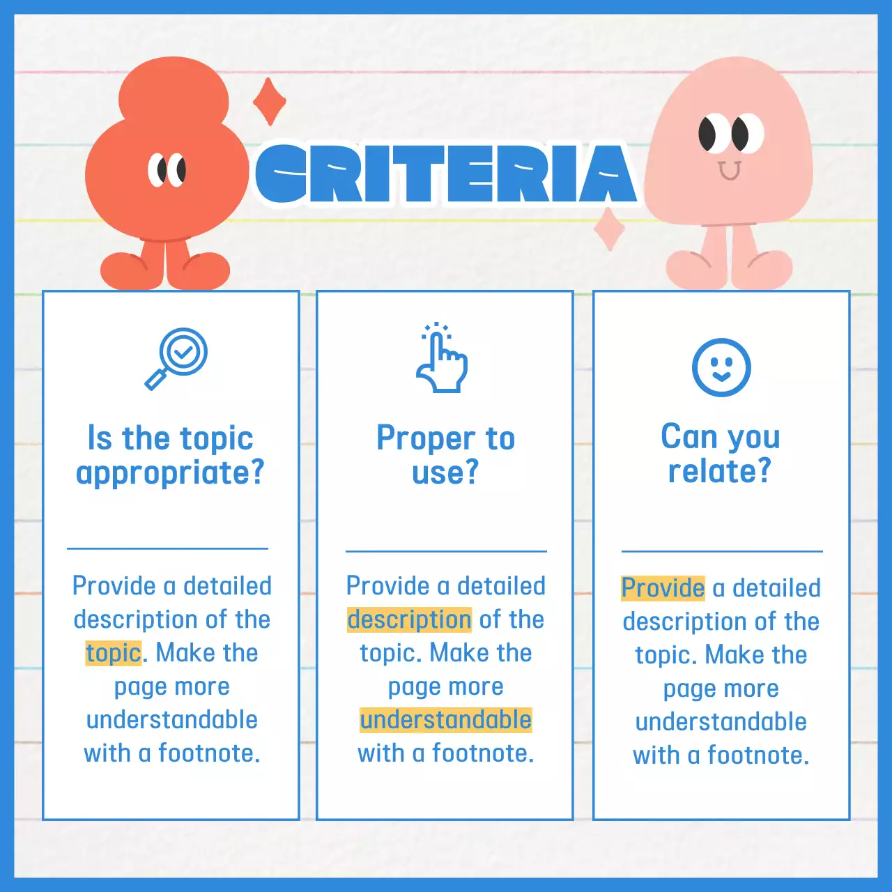 Blue Retro Character Competition Event Instagram Carousel