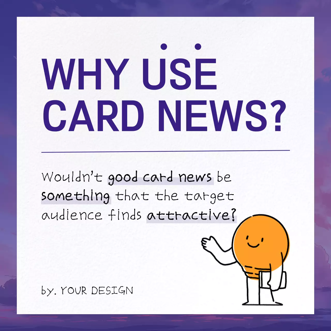 Purple Minimal Marketing News Instagram Carousel