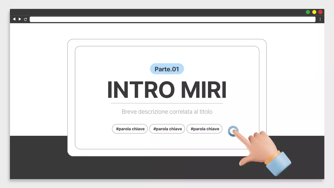 Materiale di formazione aziendale semplice in bianco e nero